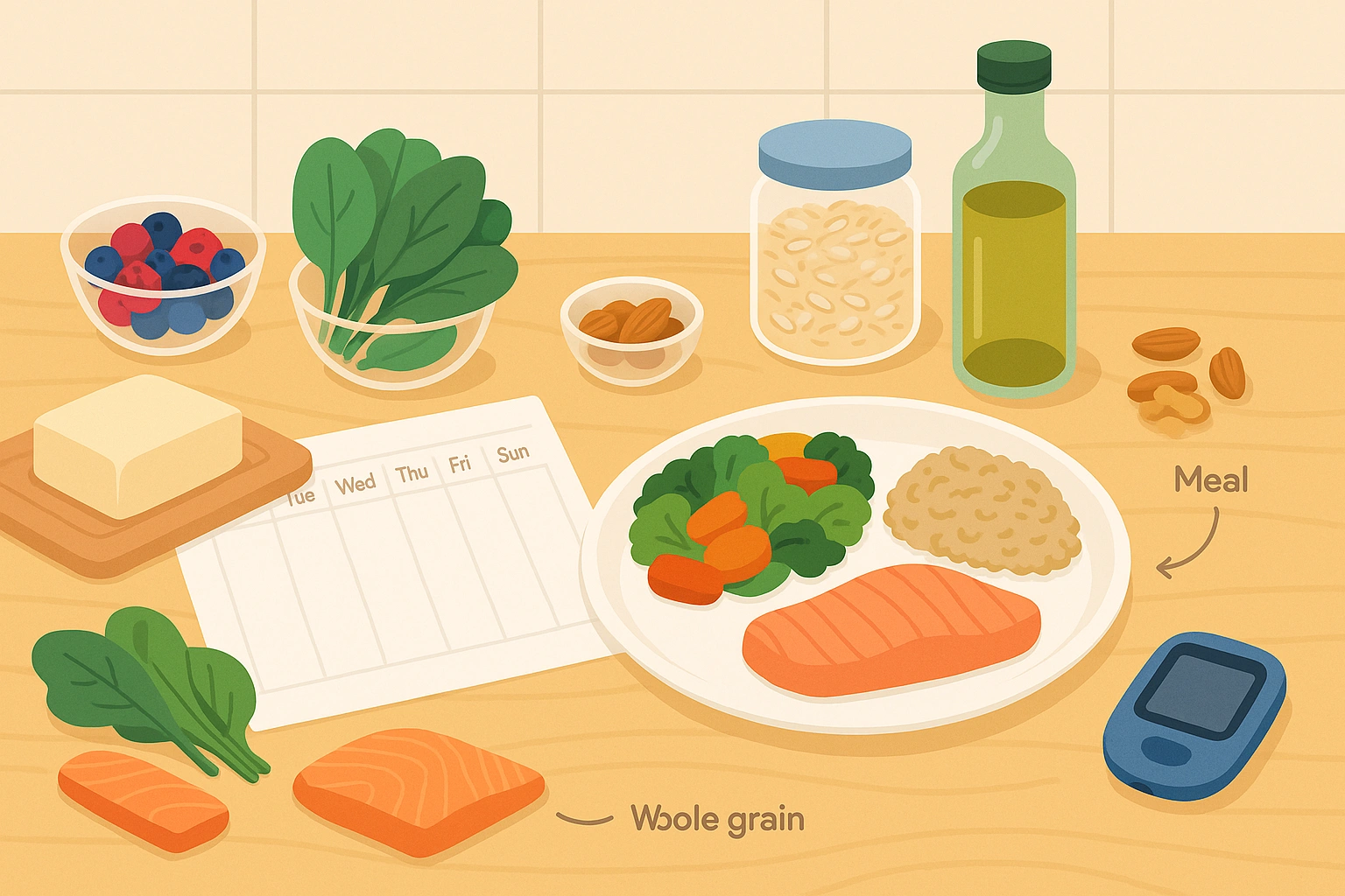 7-Day Diet Plan For Diabetic Patients