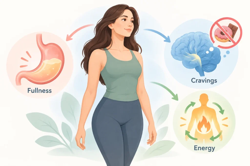Weight-loss pills may support fullness, reduce cravings, and affect energy use in the body.