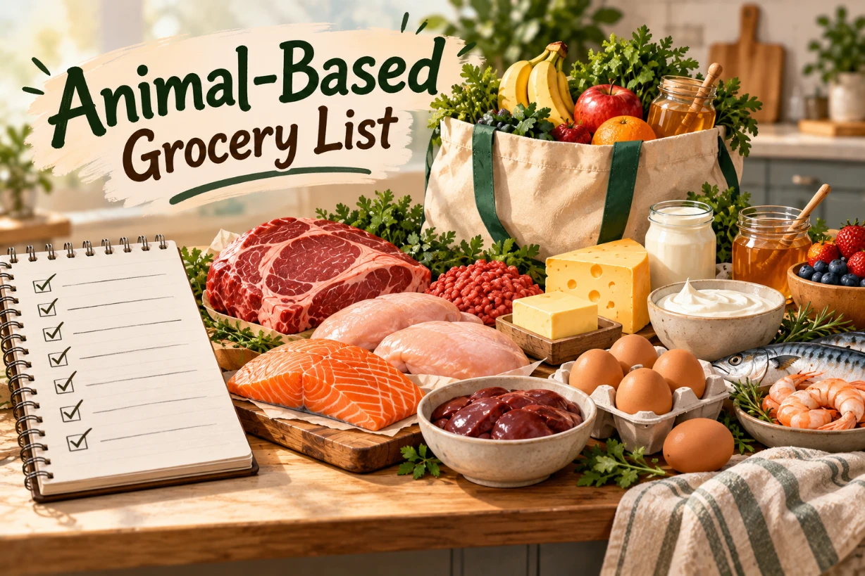 Animal Based Diet Grocery & Shopping List